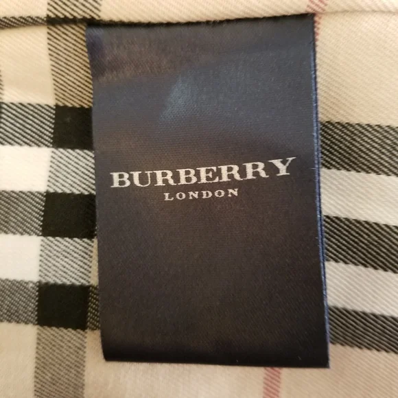 BURBERRY Beige Car Coat Size 12 PRISTINE Condition